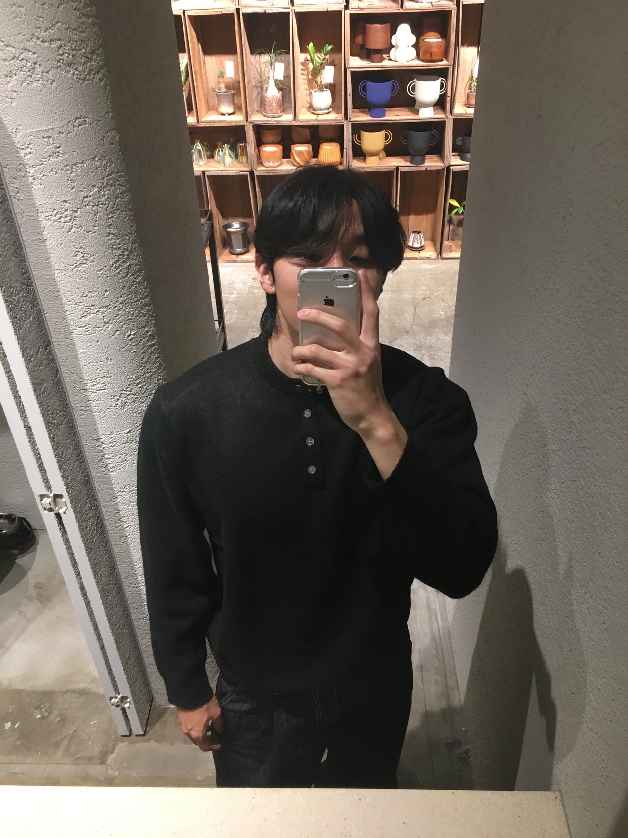 Pone Henley Neck Air-Wool Knit (6color) - 4