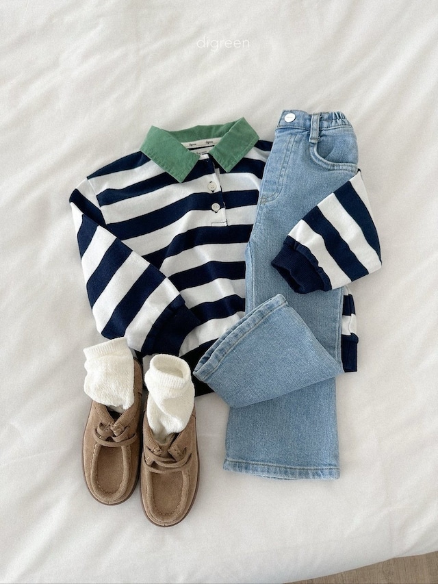 〘予約〙digreen / striped collar mtm
