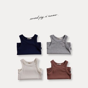 《予約/送料無料》soft sleeveless T / NORMALPLAY