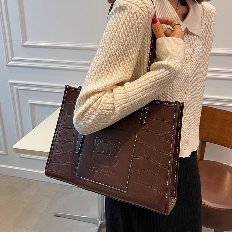 オータムウィンターショルダーバッグスタンダードカジュアル レトロ 秋物 冬物 トートバッグ Tiancai_Wing_Bag83884269517