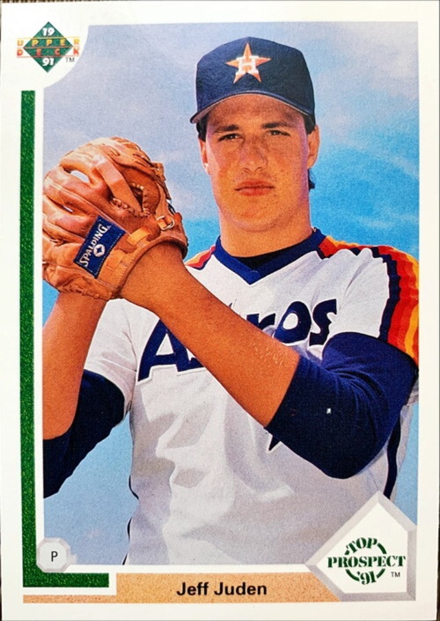 MLBカード 91UPPERDECK Jeff Juden #052 ASTROS