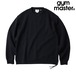 gym master ジムマスター 12oz ヘビー裏起毛 スウェット クルーネック サイドジップ ワイドシルエット メンズ G833740 ブラック
