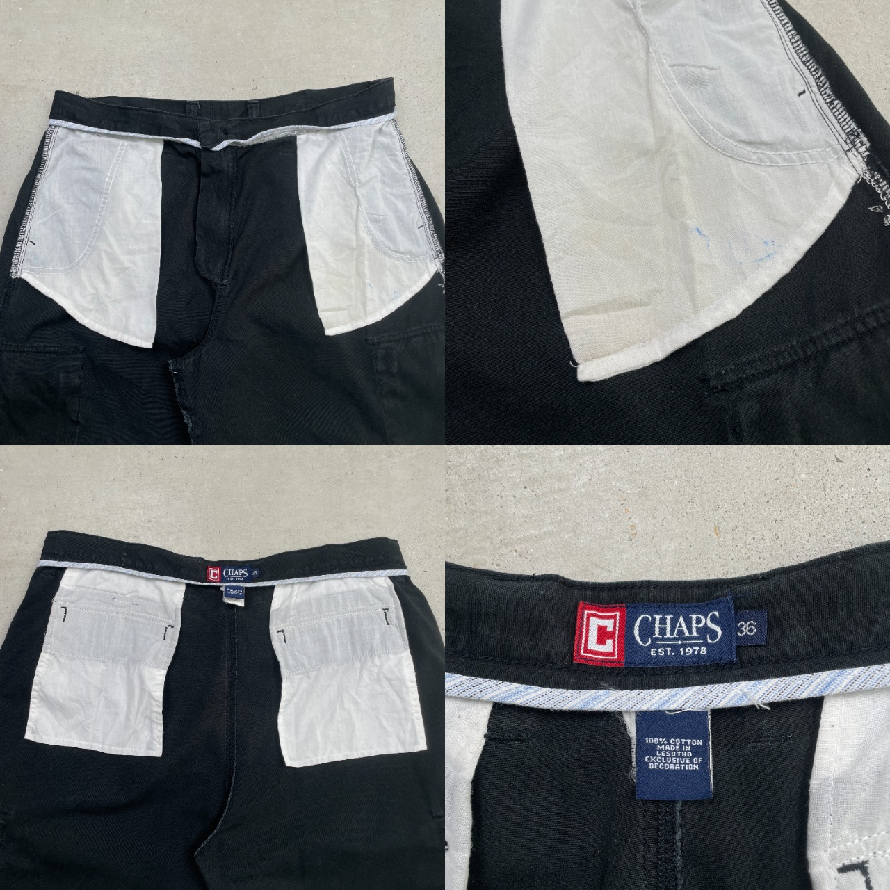 CHAPS チャップス ダック地 カーゴショーツ ショートパンツ メンズW36 