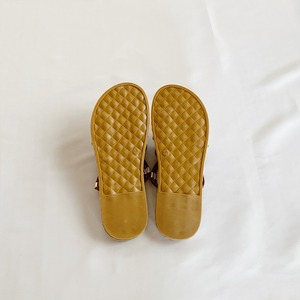 Flat strap sandal
