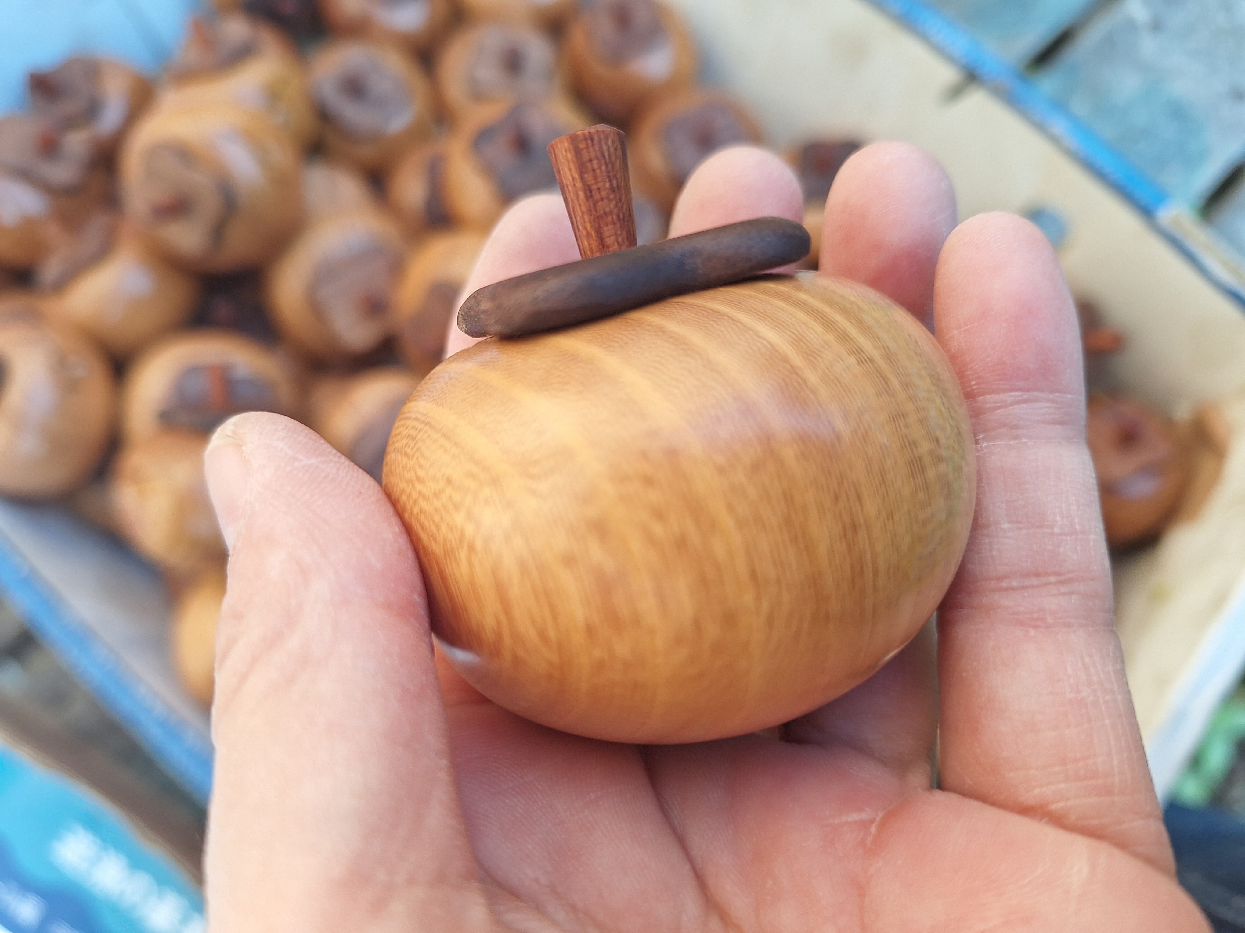 アマガキ 甘柿 persimmon | 工房西岡 woodcraft animals
