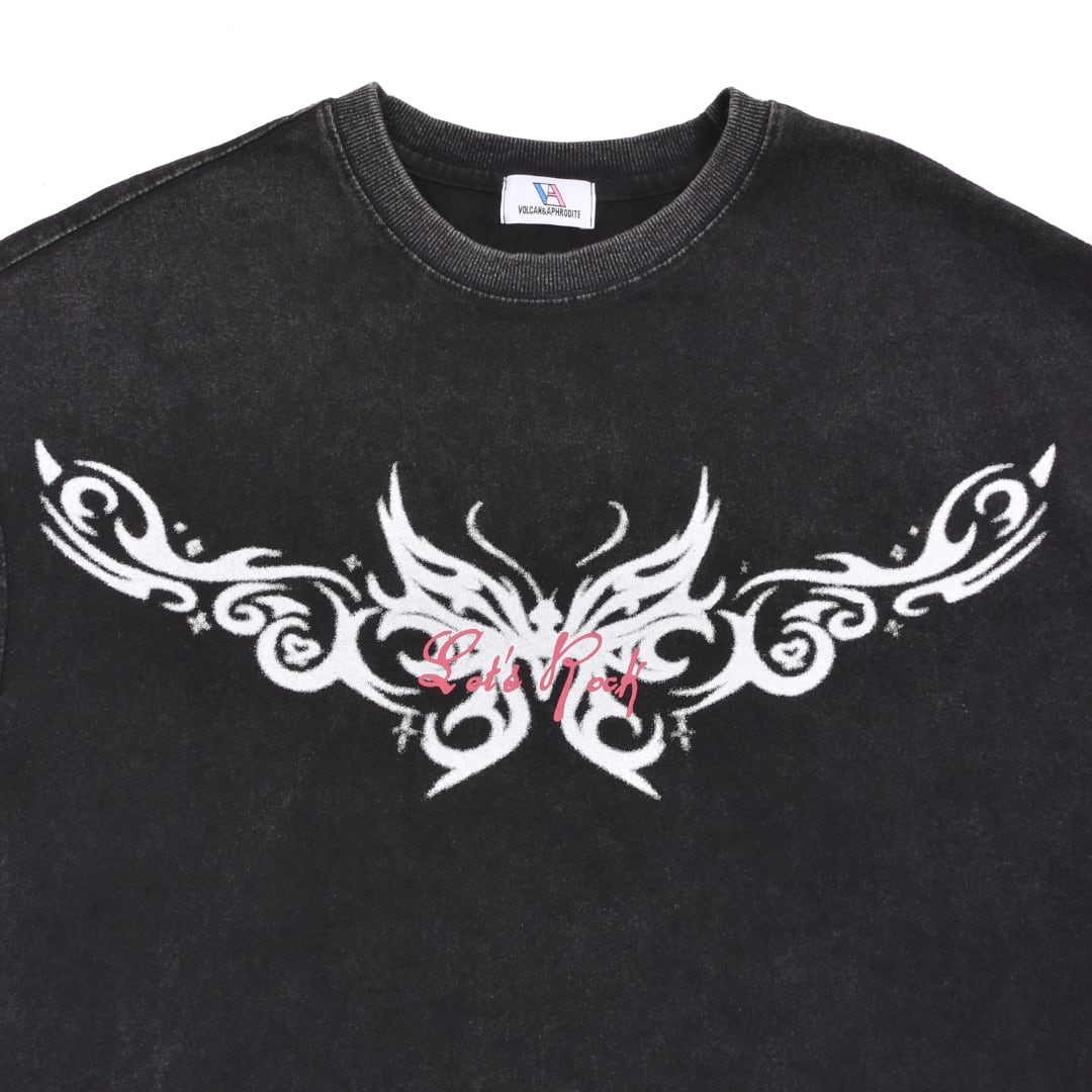 WASH BUTTERFLY BIG Tシャツ | VOLCAN&APHRODITE 公式通販