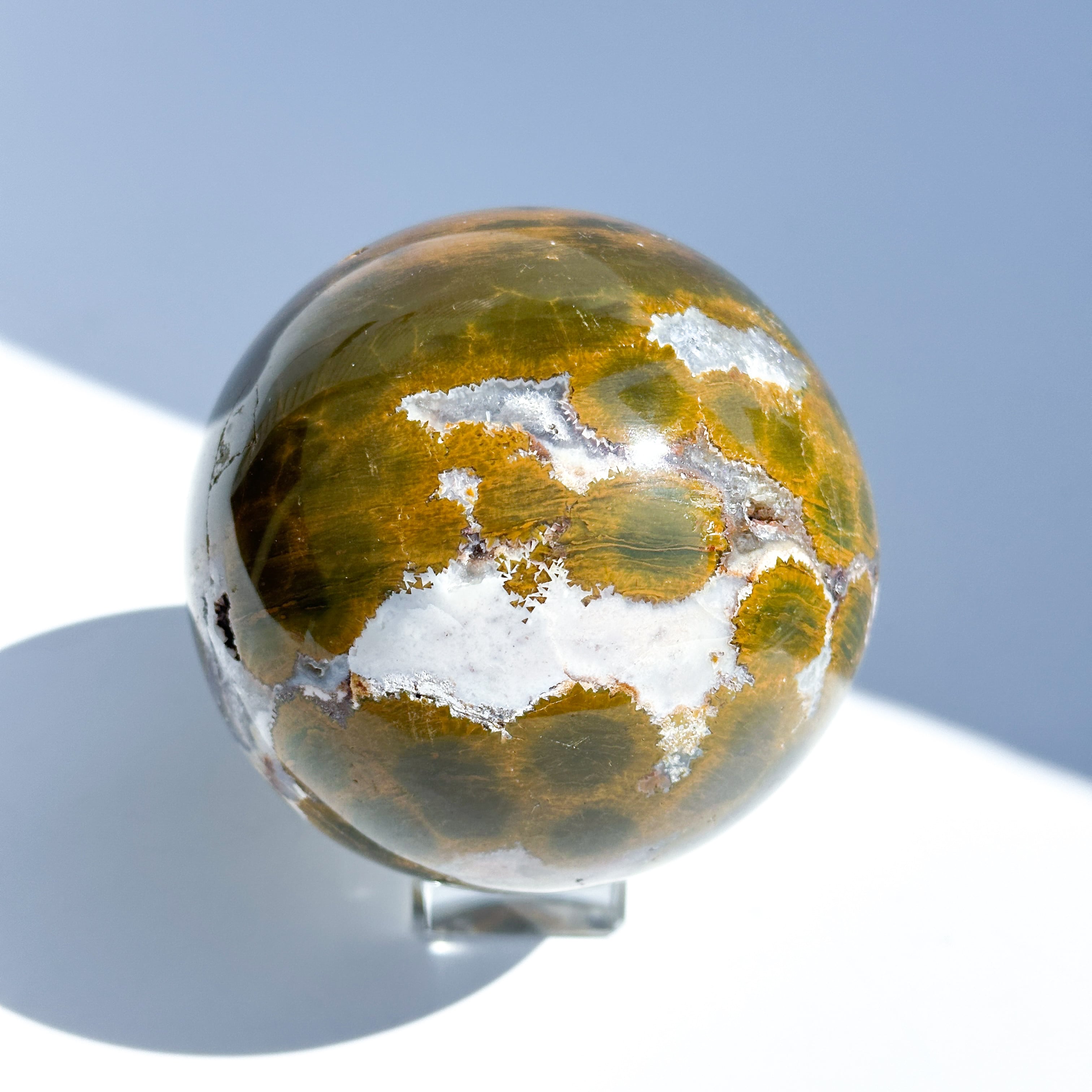 オーシャンジャスパー スフィア11◇Ocean Jasper◇天然石・鉱物