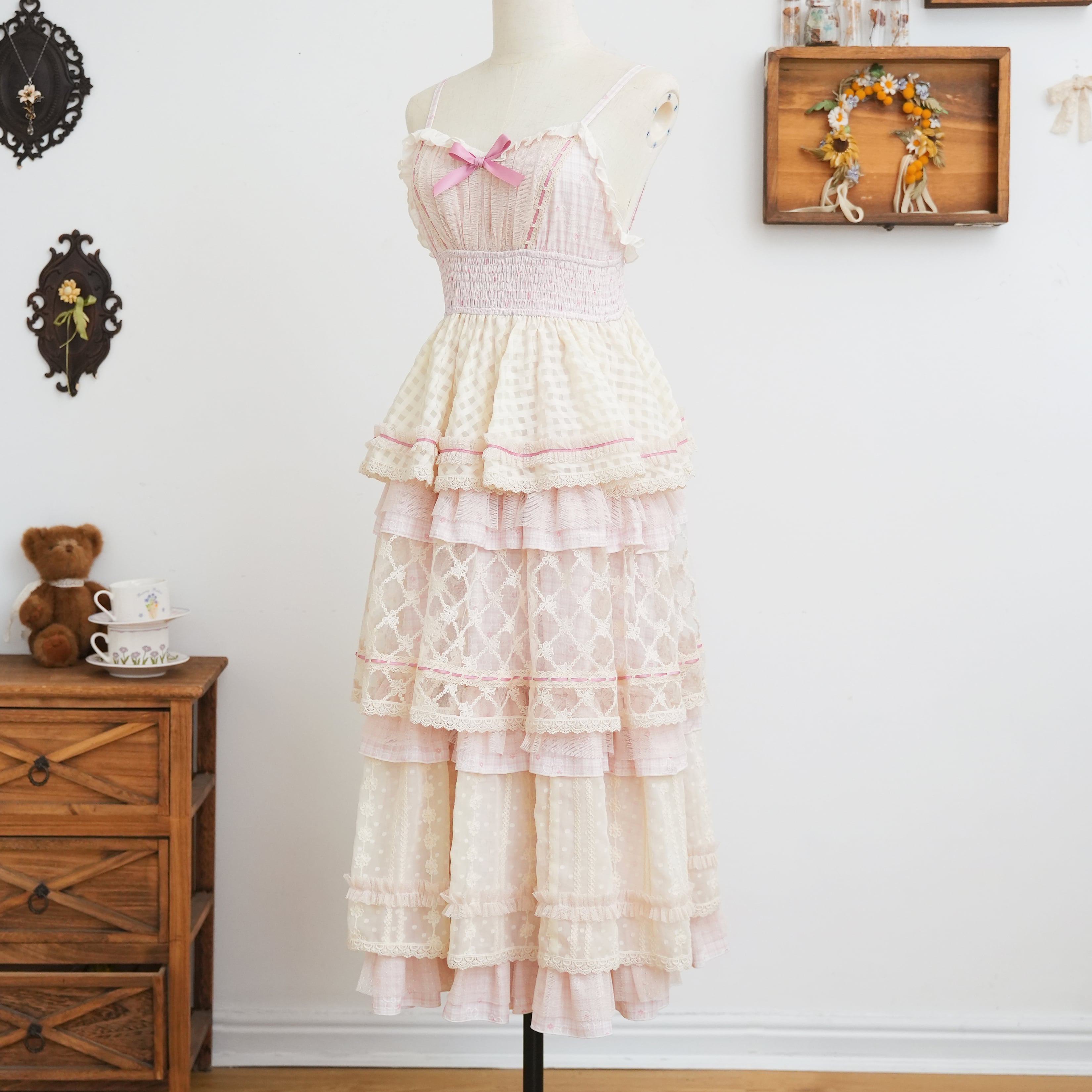 遠い日のメモワール～私の小さなオルゴール～柄ジャンパースカート ジャンパースカート | HoshibakoWorks