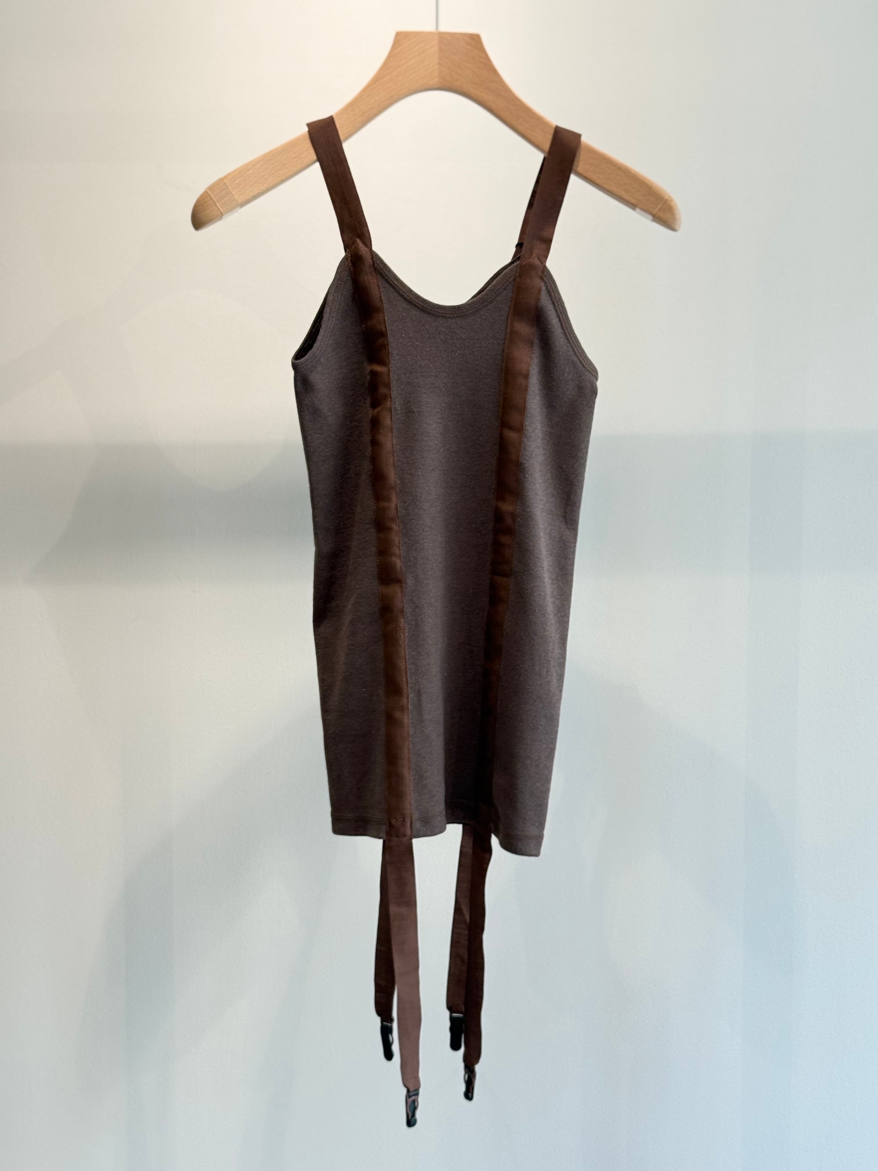 OVERNEATH / Garter Tank 072 ( Black ） Buy Calme Basic Tank | Johnny Was OVERNEATH / Garter Tank 072