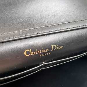 DiorクリスチャンディオールJADIOR レザー ショルダーバッグ ブラック A-10499