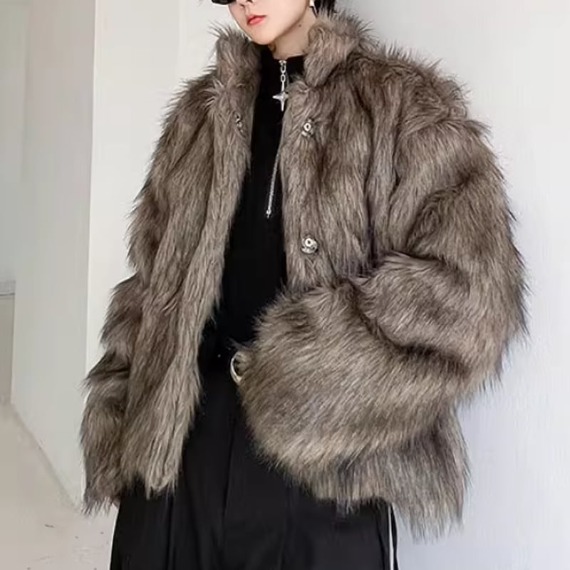 ウルフシャギー ショートファージャケット LB1630