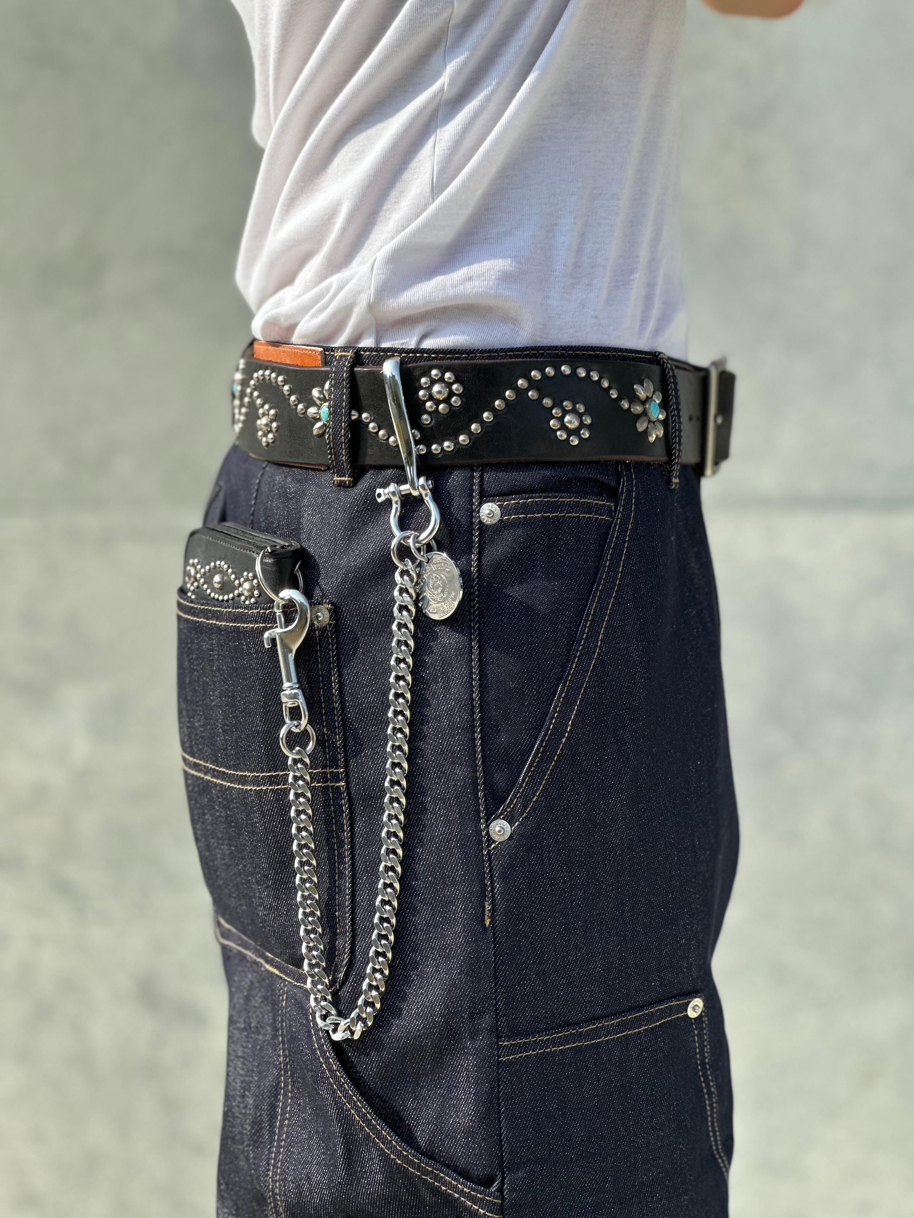 Hard Coin Silver Steel Wallet Chain | 【ボトムス専門店】MODE SPACE