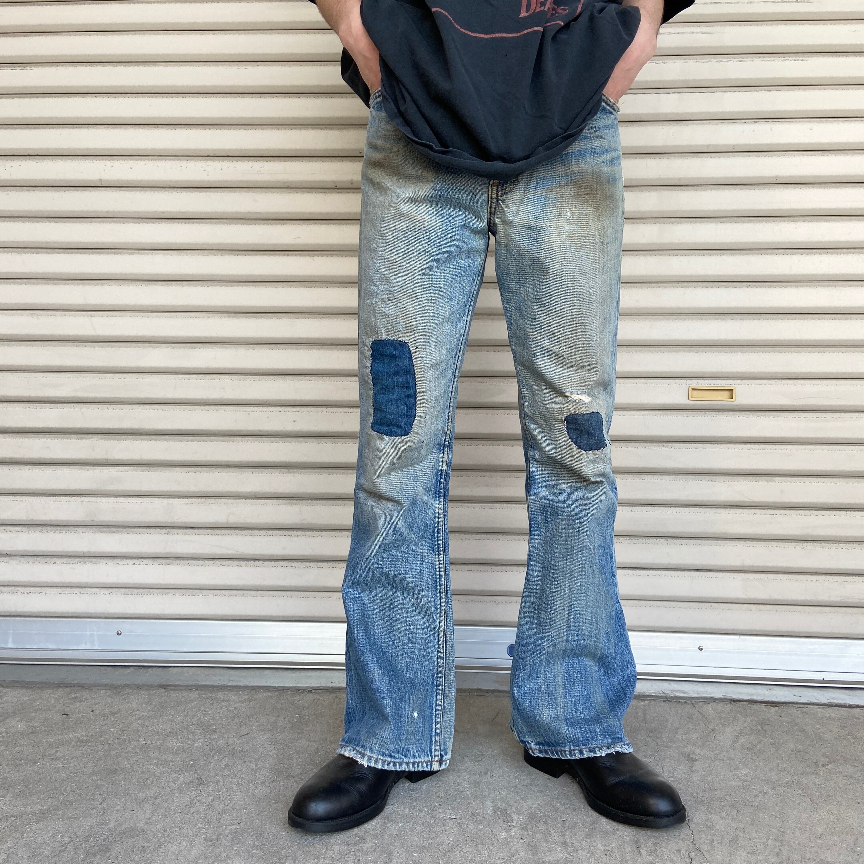 送料無料』70s Levi's 646 フレアデニムパンツ USA製 W31 ベルボトム