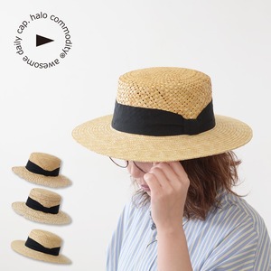 halo.commodity [ハロ コモディティ] Pot Hat [h241-424] ポットハット・シンプル・カンカン帽・ストローハット・麦わら帽子・LADY'S [2024SS]