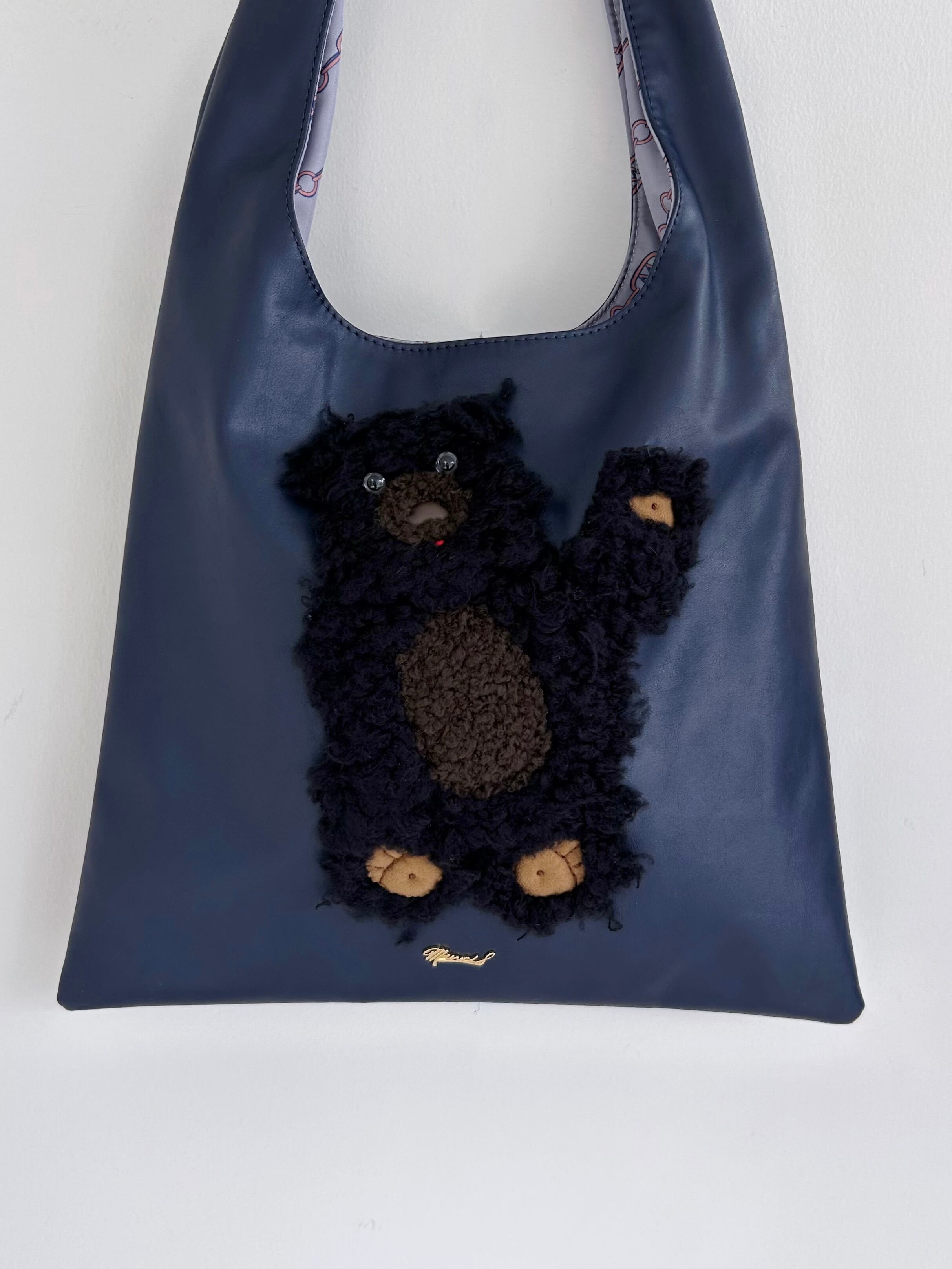 MUVEIL フェイクレザークマバッグ | KOKO