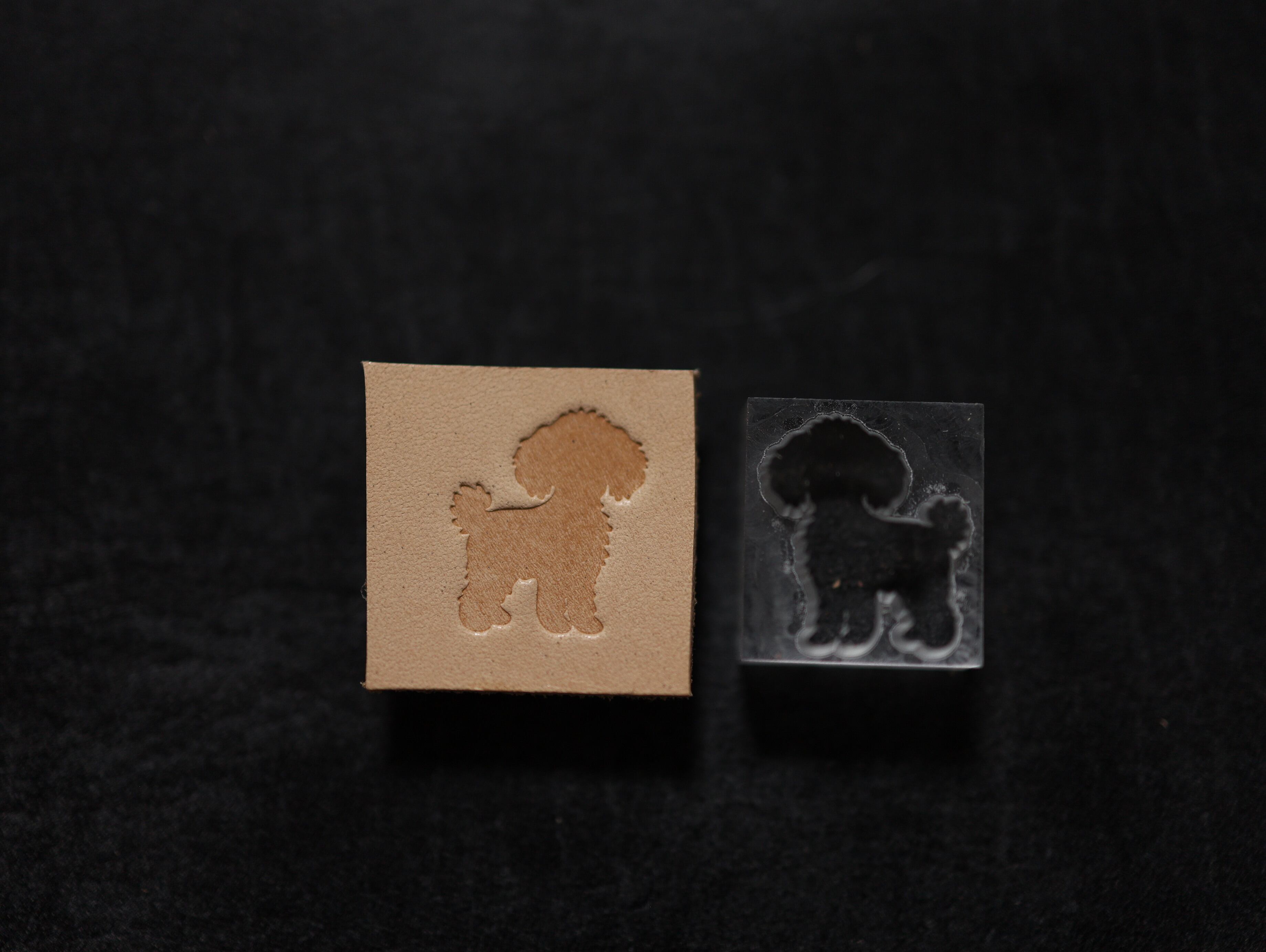 【アクリル刻印】トイプードル　　レザークラフト用