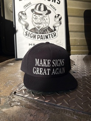 BEAT.F.P.G / MAKE SIGNS GREAT AGAIN BASE BALL CAP / CAP / キャップ / BLACK