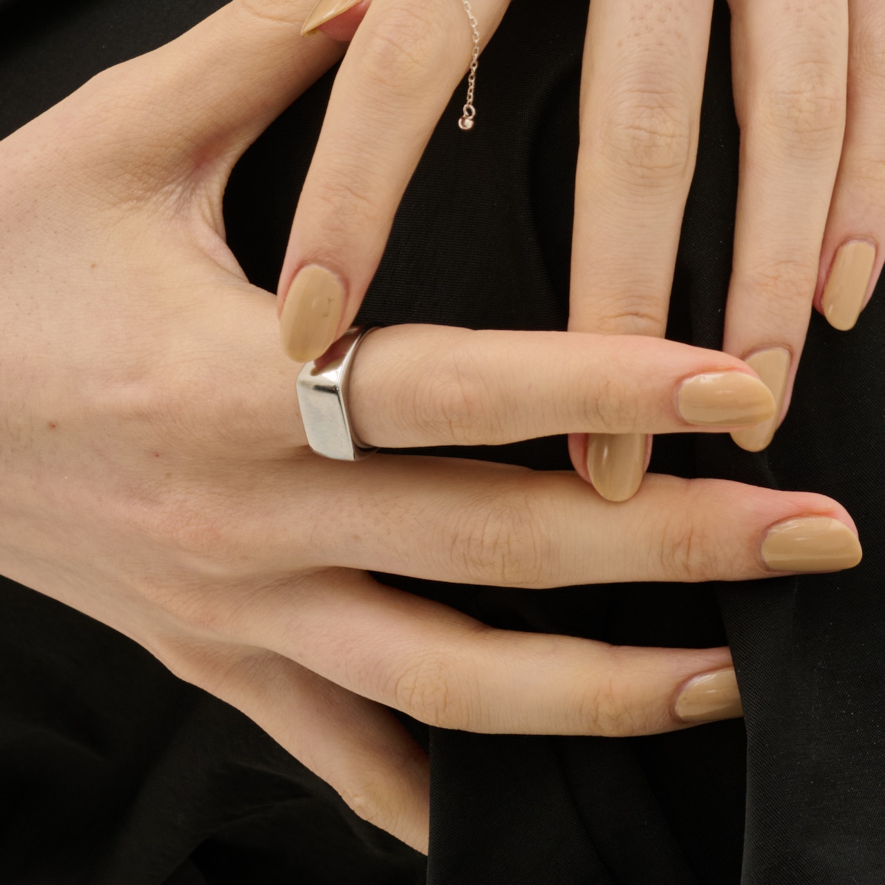 1/16(金)21時新作発売*stainless block ring