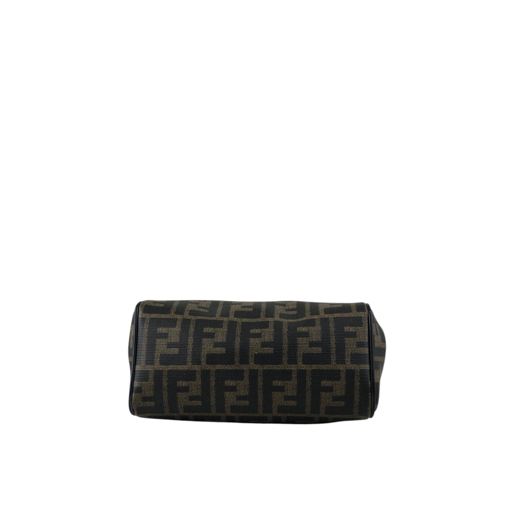 FENDI フェンディ ズッカ ショルダーバッグ ブラック FFロゴ PVC 2WAY