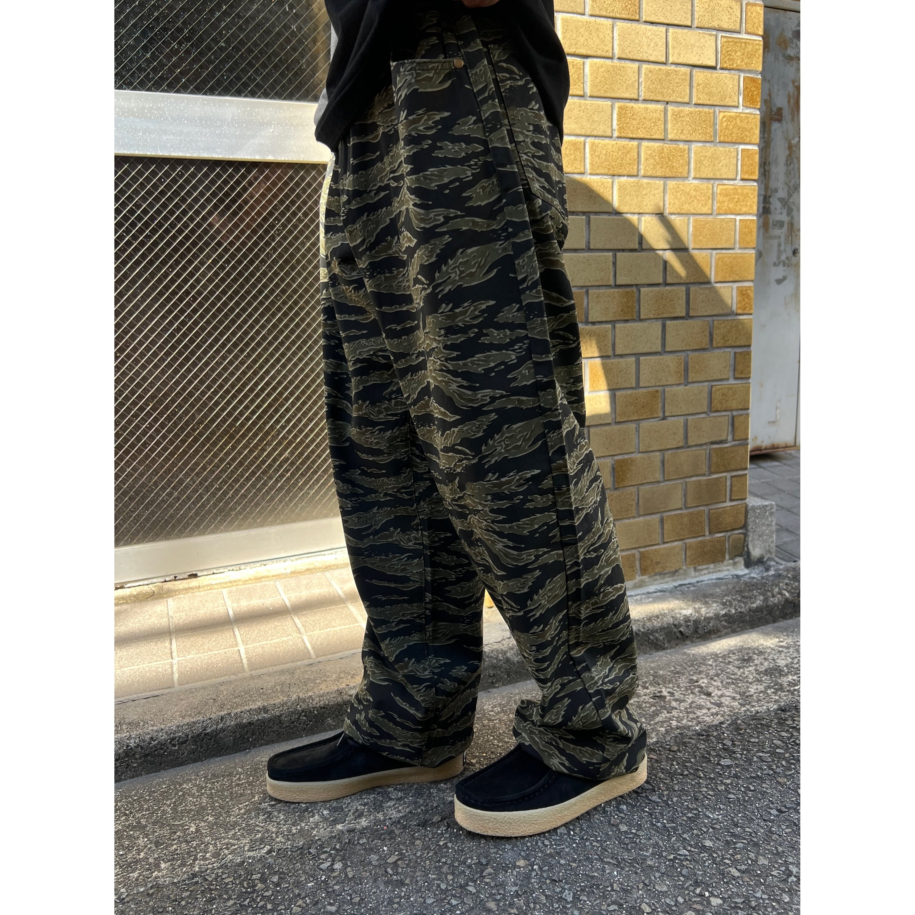 GX1000 / BAGGY PANT GREEN TIGER CAMO | THE NEWAGE CLUB