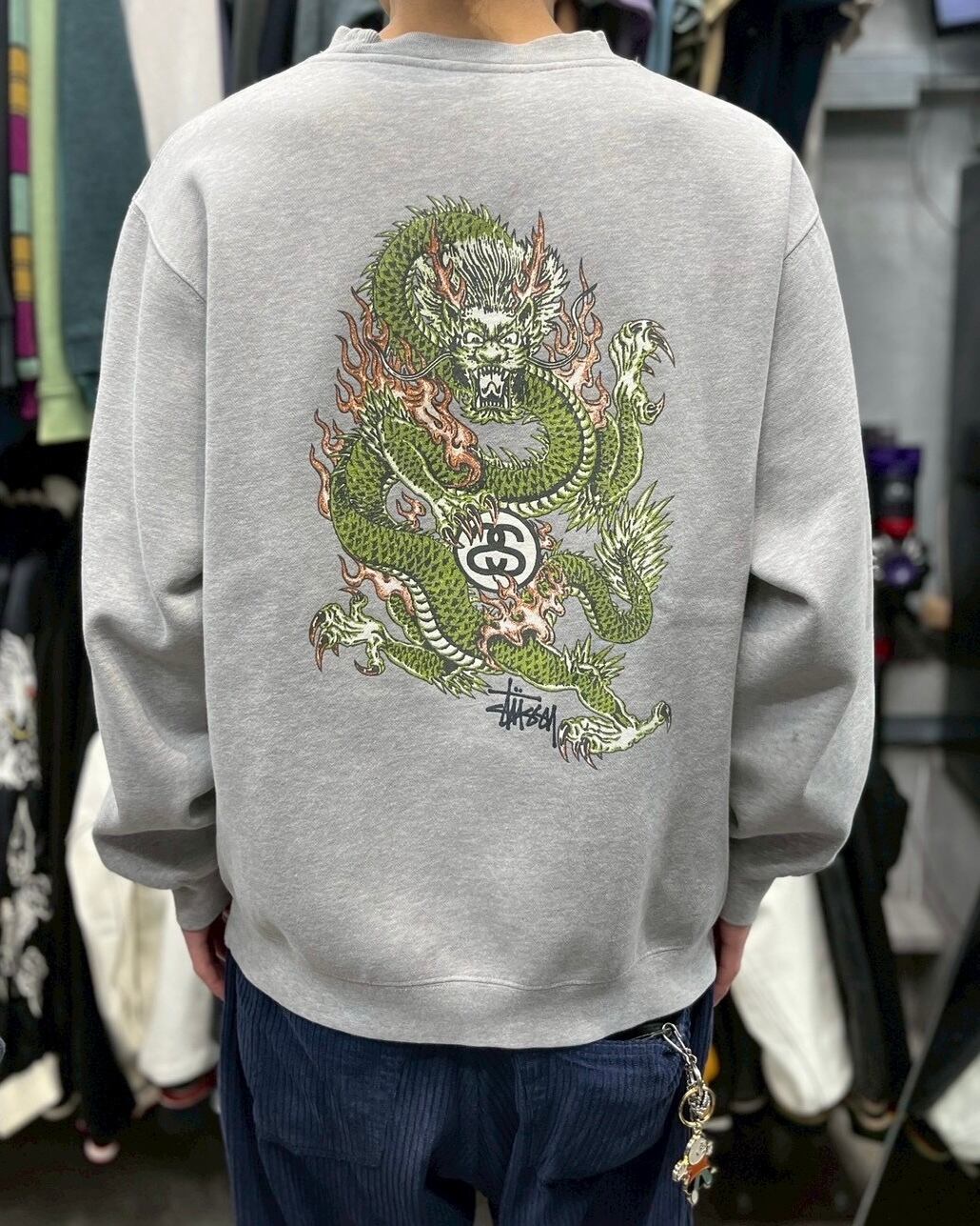 90's old stussy Dragon Design Sweat 【高円寺本店】 | curb