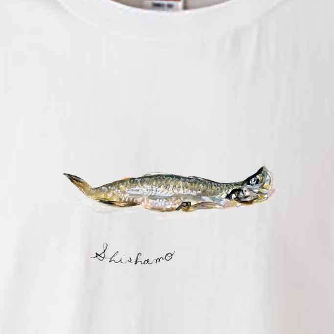 shishamo/ Tシャツ / あべみちこ /  -WHITE-