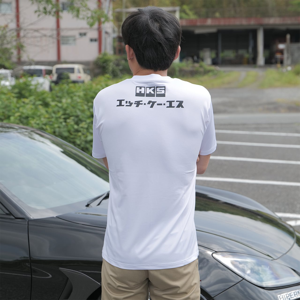HKS T-SHIRT KATAKANA WHITE M〜4L 658-662 | HKS GATE ONLINE STORE