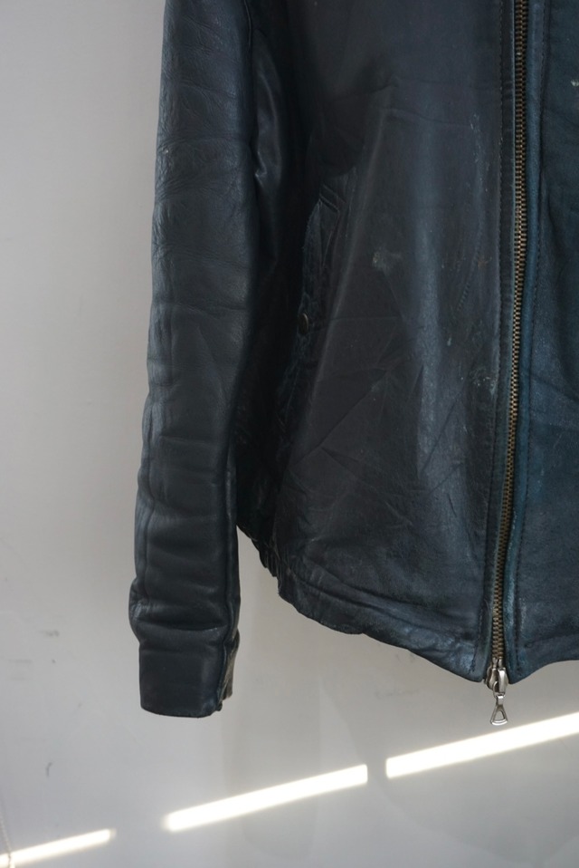 french leather pilot jacket