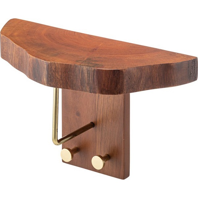 ペーパーホルダー JW-222BR 壁掛け 収納 収納棚 木製 天然木 ブラウン マホガニー材 マホガニー 木 おしゃれ シンプル ナチュラル 北欧 カントリー カントリー調 ゴールド 金 金色 洗面所 トイレ お手洗い インテリア ショップ 店舗 カフェ