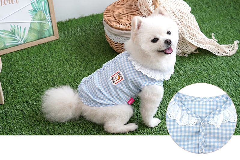 【SALE】lunch box vest S ~ XL  /  犬服 春夏 新作 ベスト ドッグウェア 涼しい 可愛い 犬の服 小型犬 中型犬 ペット 犬 服 猫 袖なし