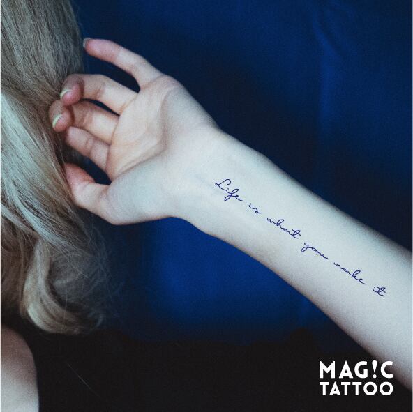 No.174_Life is what you make it._B / 2週間肌を染める MAG!C TATTOO