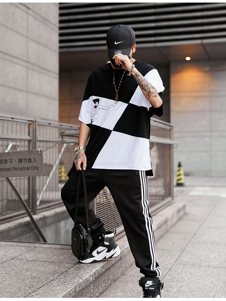 全1色 Tシャツ カットソー プリント カジュアル ストリート 