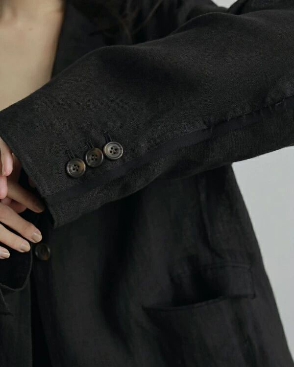 ànuke アンヌーク anuke 秋冬 Linen Sheer Jacket リネンシアー