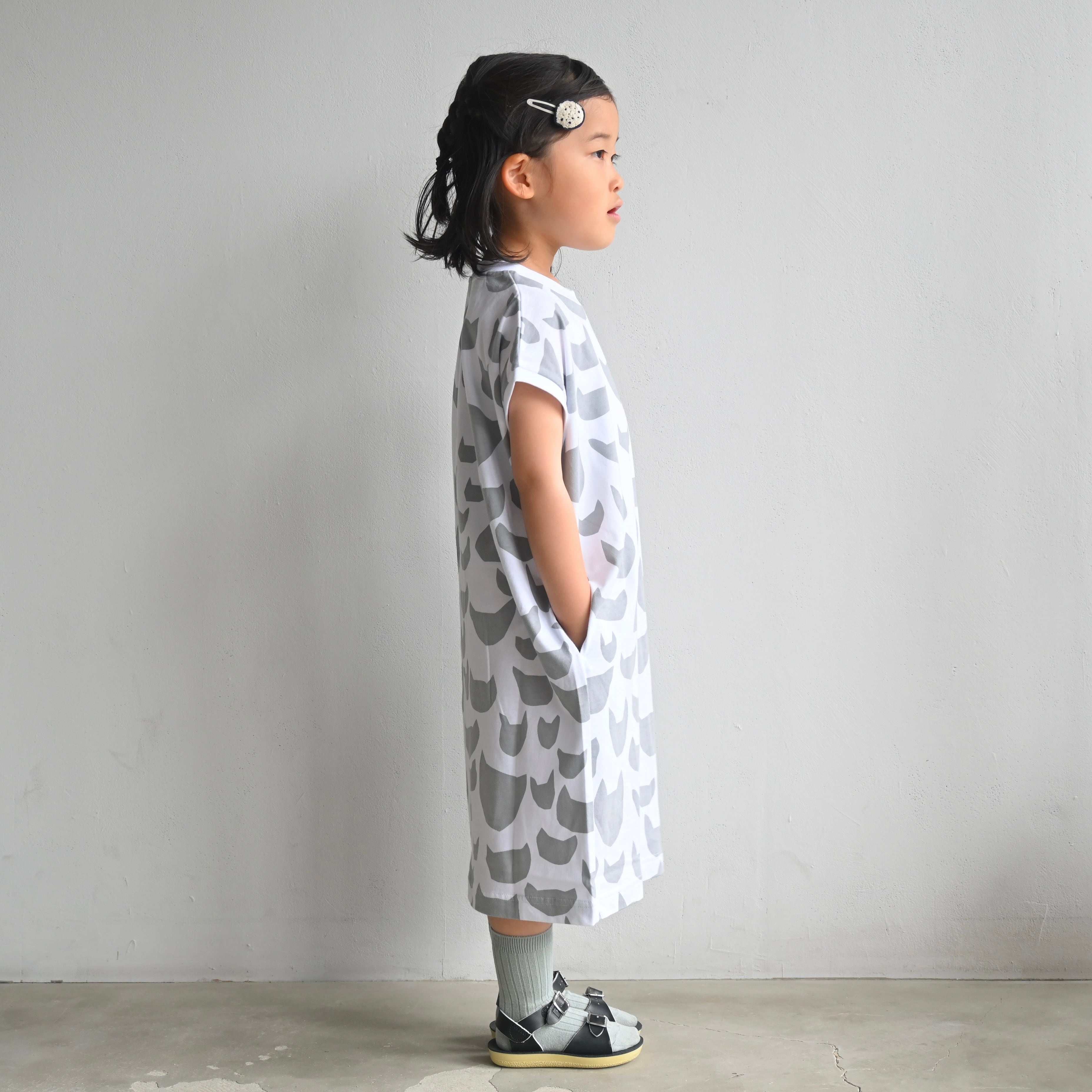 mina perhonen 2023SS》anone-anone ワンピース / white / 110-140cm