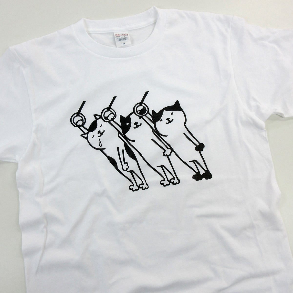 選べるデザイン 脱力系ネコTシャツ cat69 ゆるいイラスト 半袖・長袖 猫 ねこ