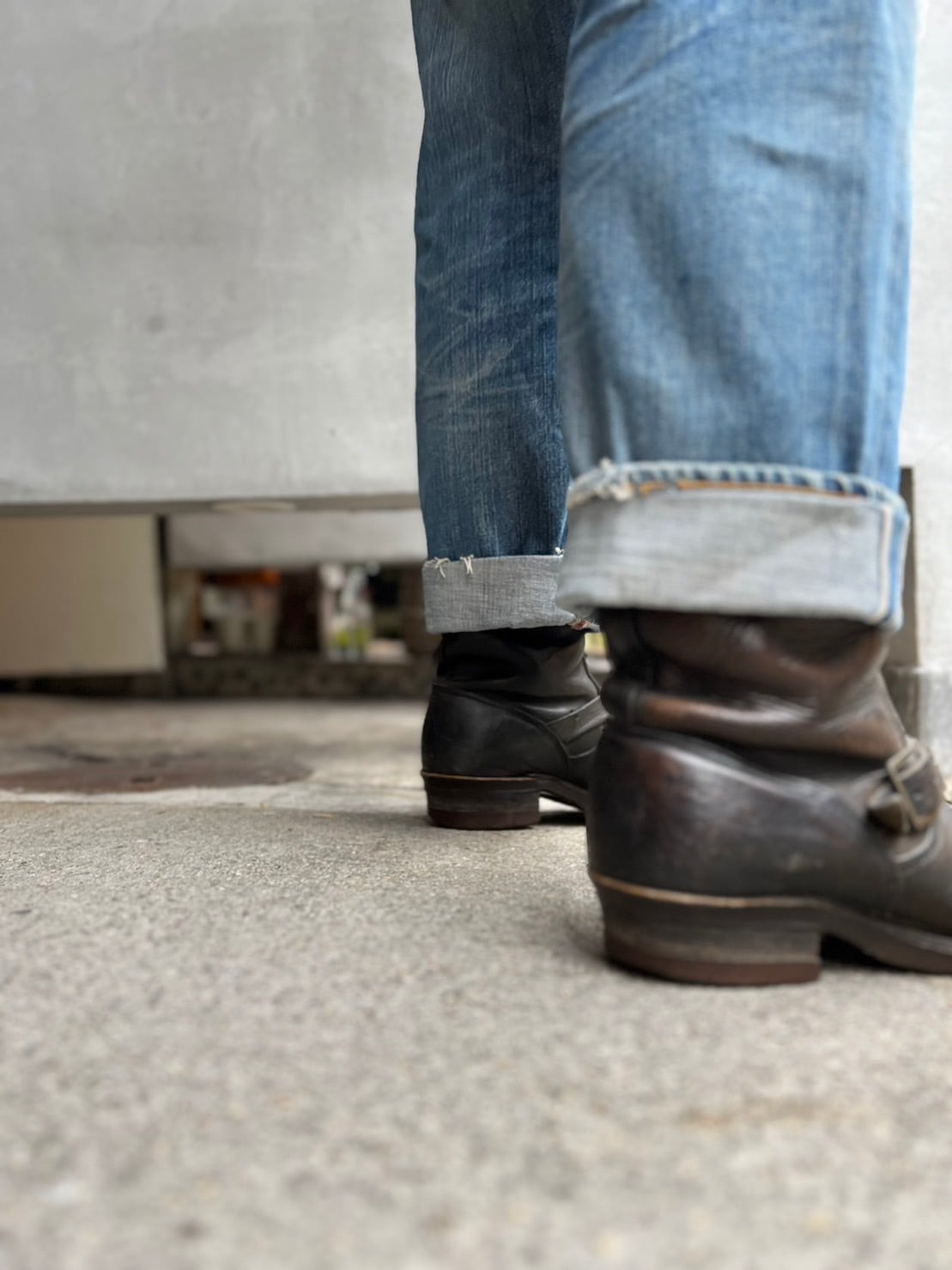 1950s HORSE HIDE ENGINEER BOOTS | BOW & ARROW WEB STORE