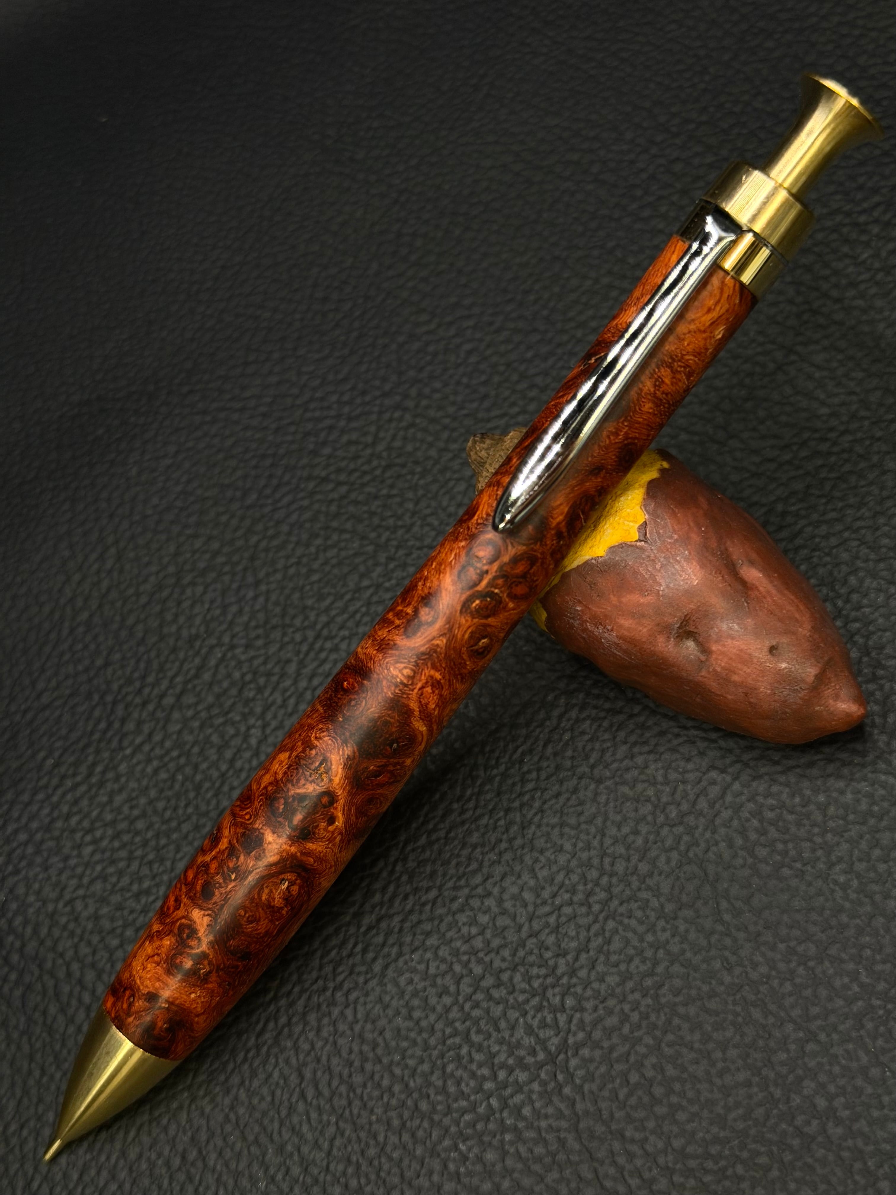 18 極上＋花梨瘤 赤青 シャープペンシル限定 | こぶた工房