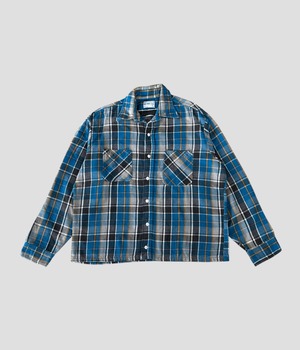 -BIG MAC- Vintage 70s L Flannel Check Shirt