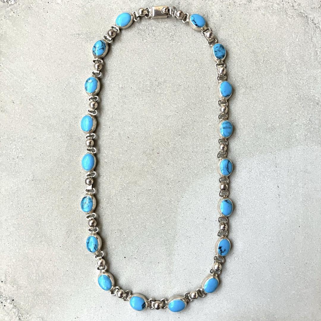 シルバー　ネックレス　ヴィンテージ　メキシコ　925 メキシコ製 vintage mexico 925 シルバー×ブラス ネックレス