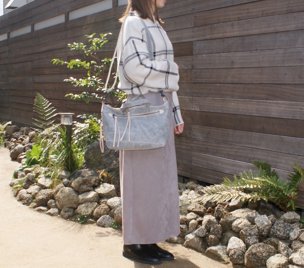 ミライジング追加分　帆布バッグ ikka（イッカ） トートバッグ 帆布サイドBIGポケットトートバッグ