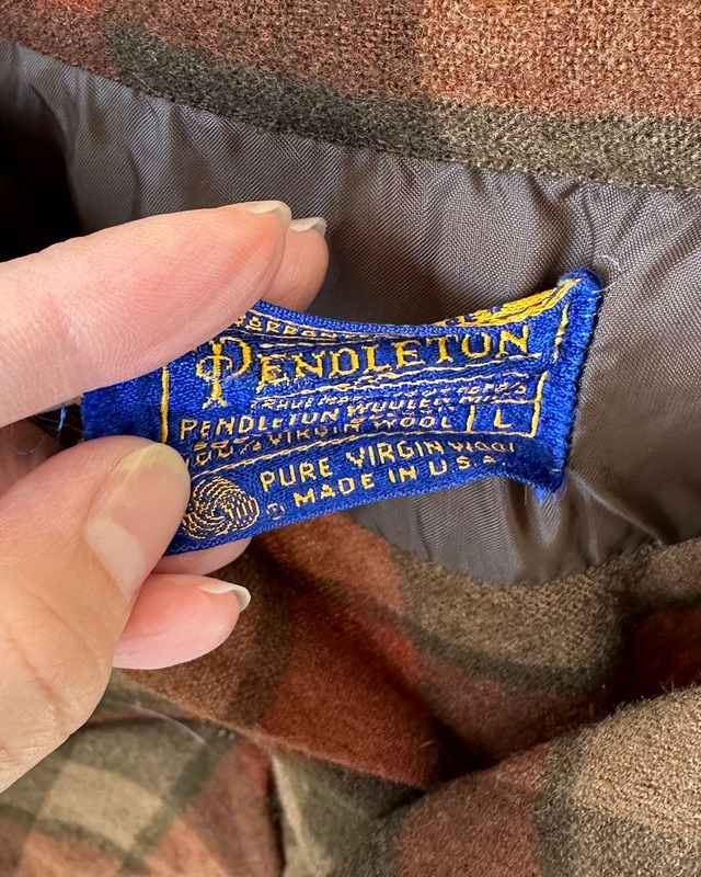 -Pendleton- Vintage 70s L Board Shirt made in USA