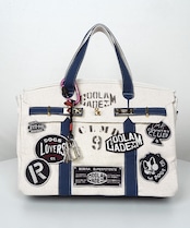 -数量限定-【直営限定ITEM】TYPE-C バイカラーワッペンターンロックハンドバッグ CQ-49510H