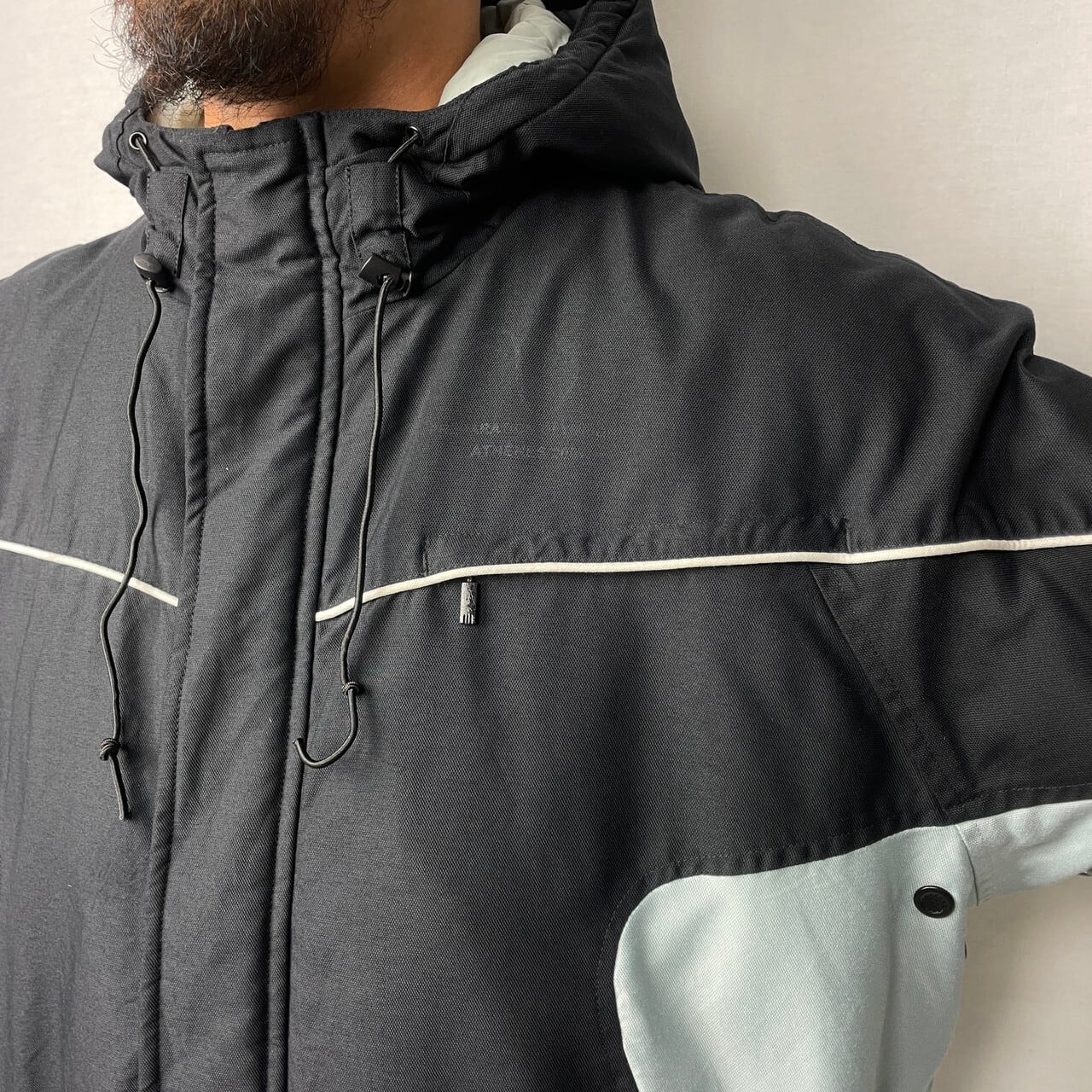 90s UNDERCOVER gfy クロスボーン ナイロンジャケット 00s プロ プレーヤー 90s 00s NHL NY RANGERS ナイロン ジャケット レッド