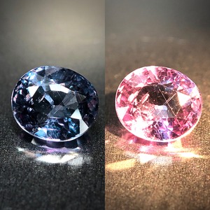 蠱惑のベキリーブルー 0.62ct 天然 ベキリーブルーガーネット（カラーチェンジガーネット）