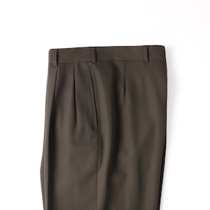 【極美品】70s special vintage slacks pants W31 khaki made in USA mint condition /70年代 ヴィンテージ スラックス パンツ 実寸W31 カーキ テーラード 仕立て アメリカ製 TALON ZIP
