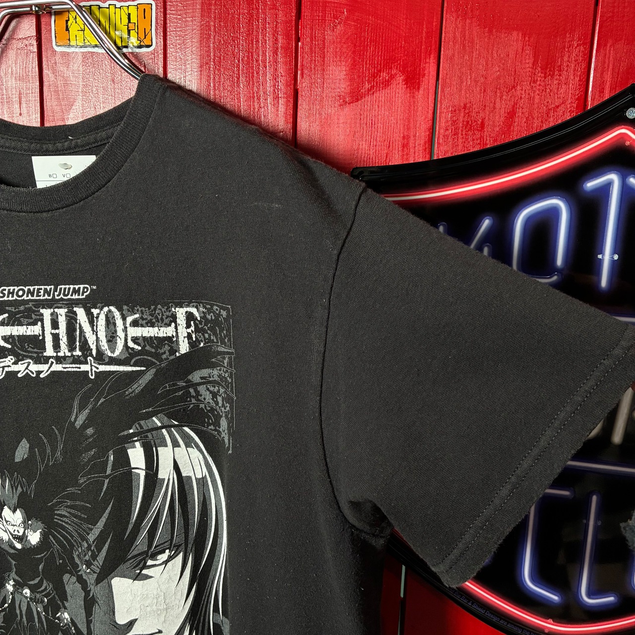 DEATH NORT オフィシャルアニメTシャツ　デスノート　キラ&リューク　ブラック