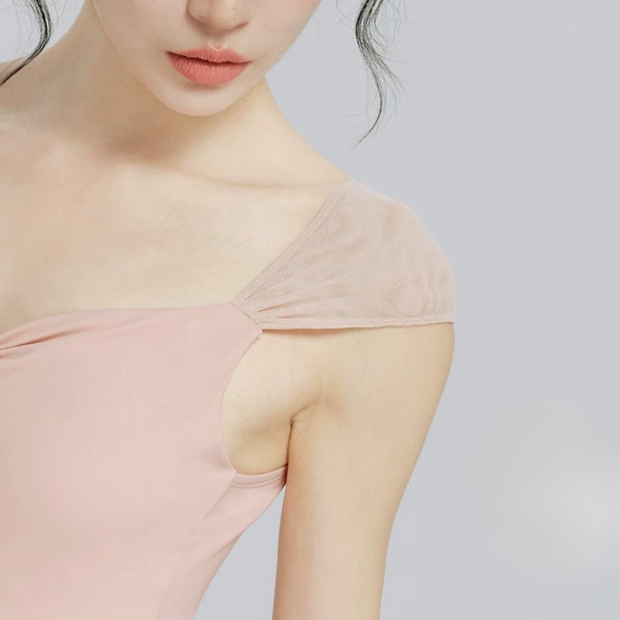 シャーリングキャップスリーブ レオタード L1123