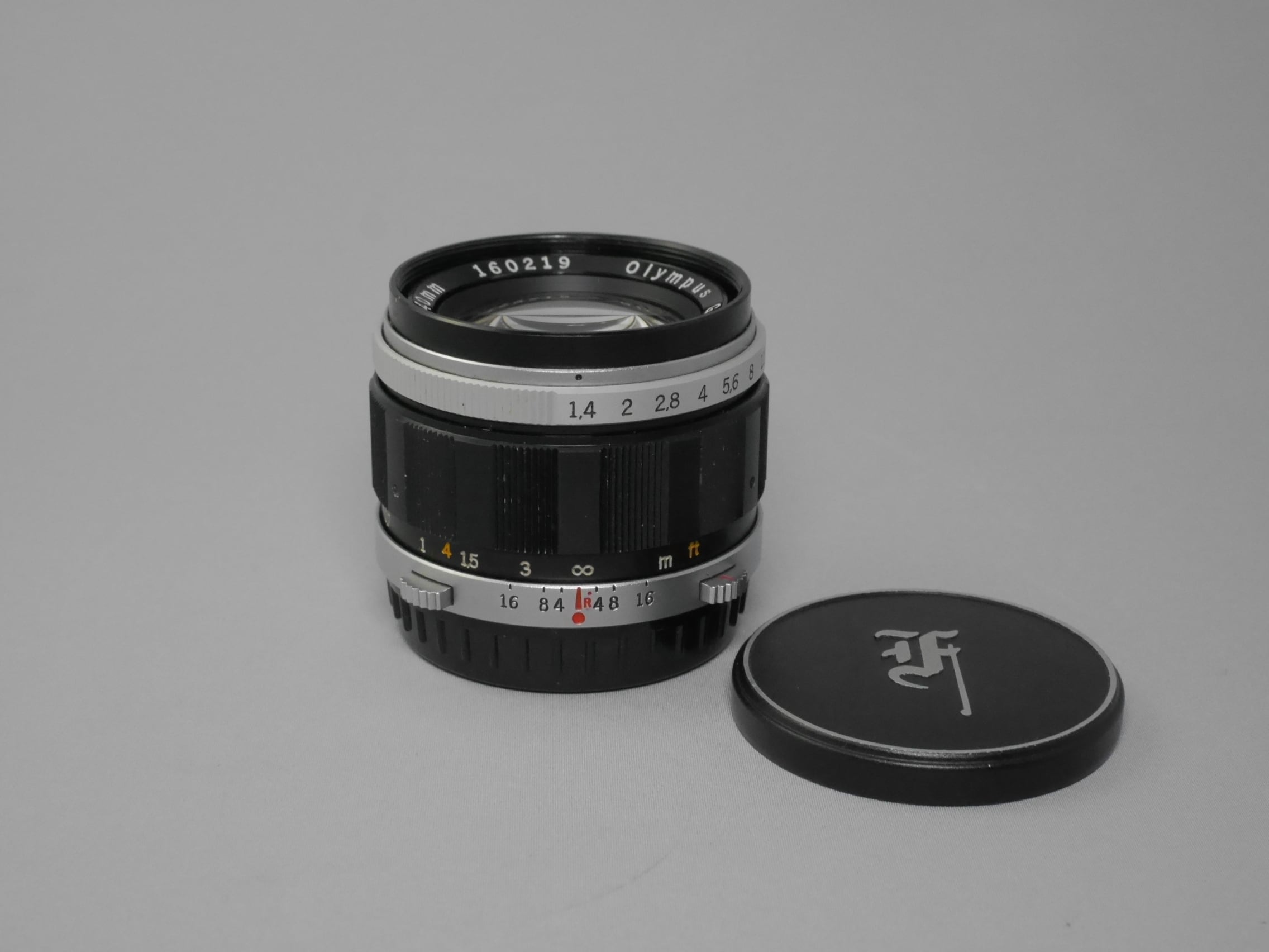 OLYMPUS PEN-F用 G.Zuiko 40mm F1.4 TTLナンバー【中古良品 整備済み