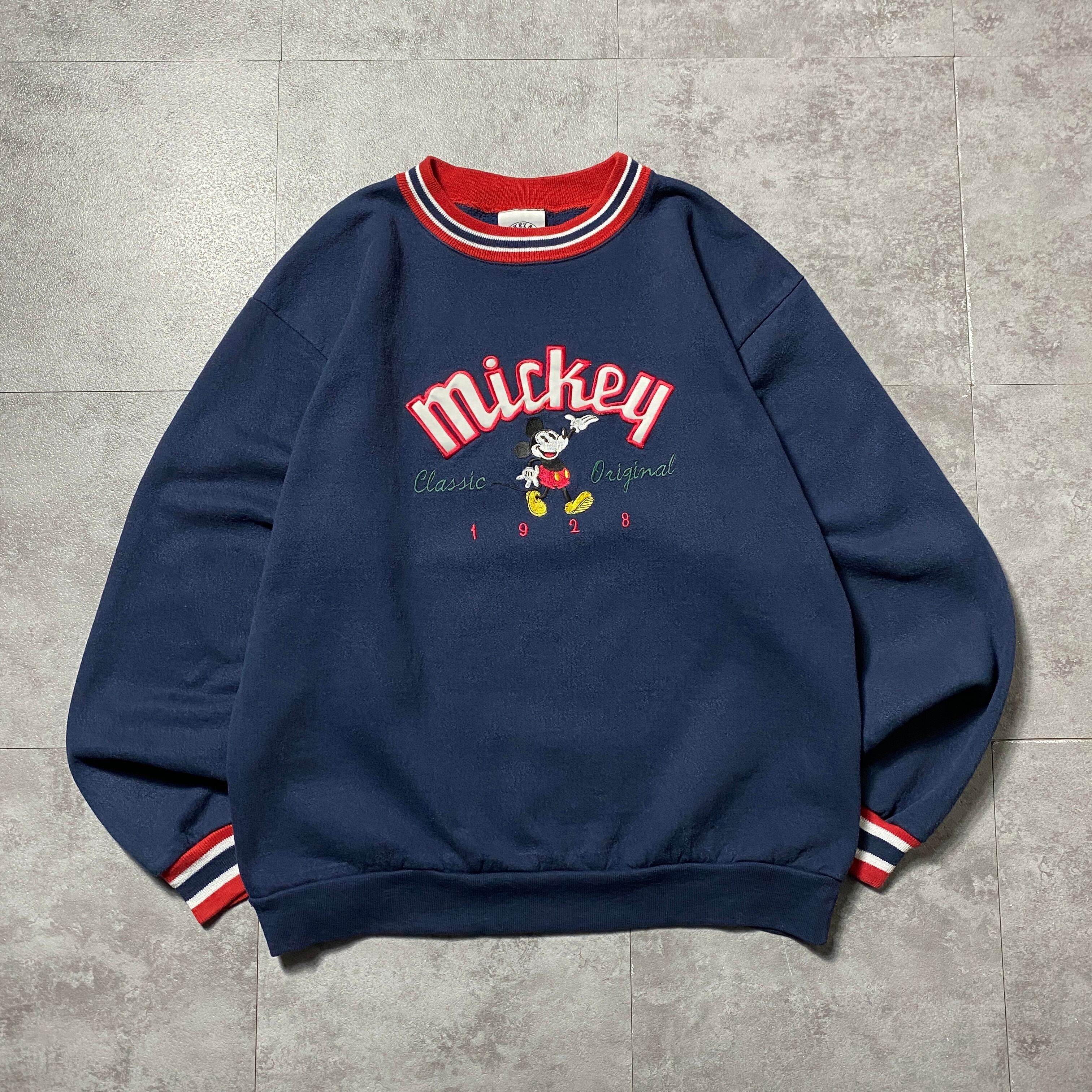 USA製】90's old Disney MICKEY&CO. オールドディズニー ミッキー 刺繍