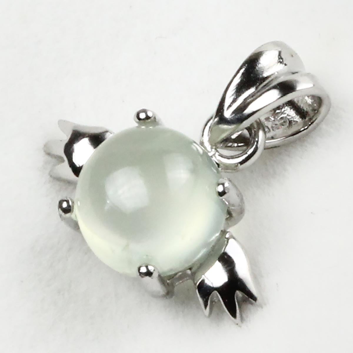 プレナイト 天使ペンダント [M便 1/20] 912-19